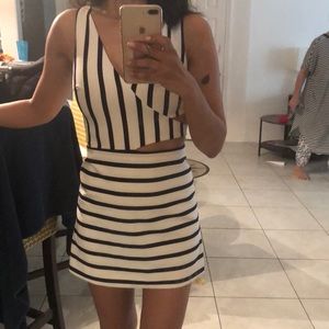 Zara cute boating jumpsuit romper skort